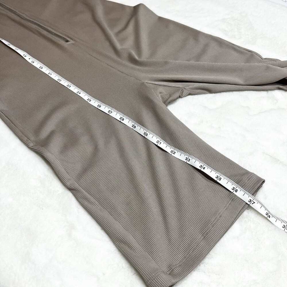 Nicholas Paola Jumpsuit Short Bodysuit Ribbed Mock Neck Tan Zip Women’s S NWT - Picture 11 of 11